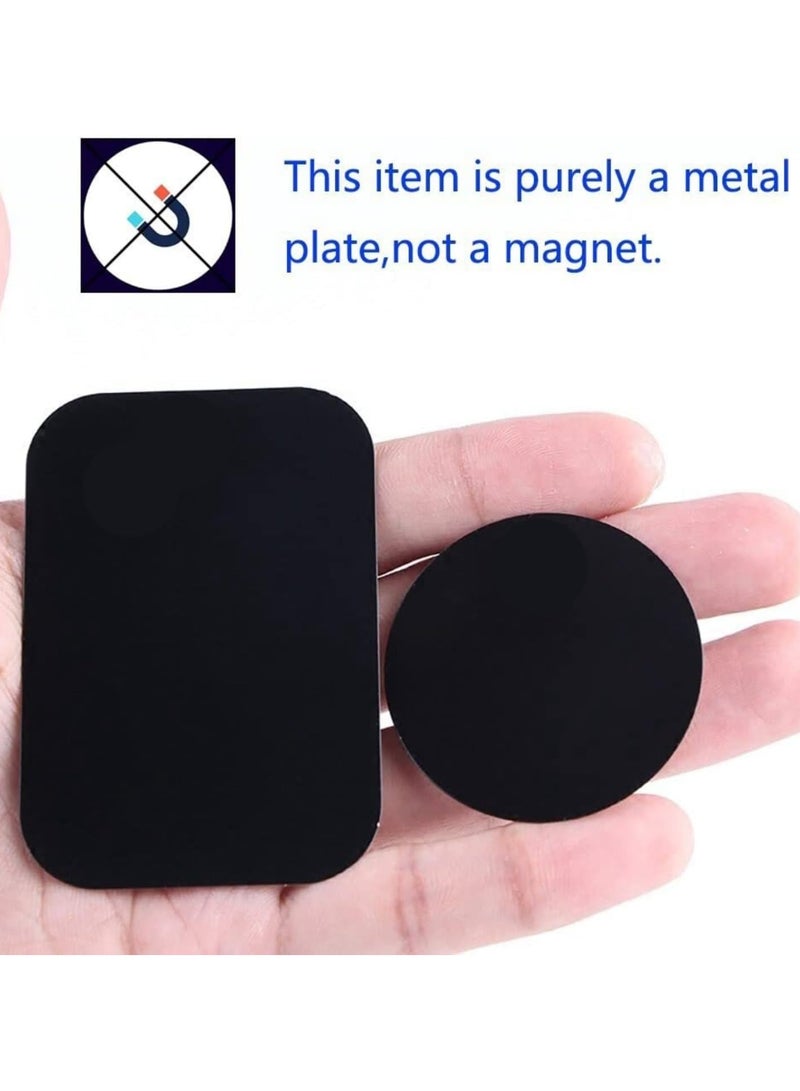 SOLDOUT 10 PCS Metal Plate Disk for Magnetic Mobile Cell Car Phone Holder Universal Magnet Car Stand Mount Iron Sheet Sticker (Round) - Image 2